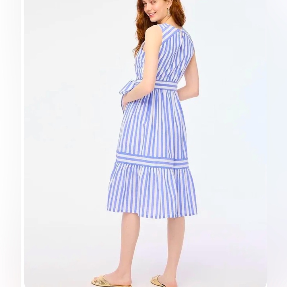 J CREW Striped Midi Dress - Picture 2 of 7